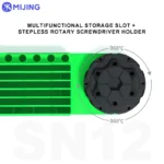 MiJing SN12 Storage Box For Screwdriver, Compass, Iron Tip, BGA Stencil etc. Desktop Storage Box